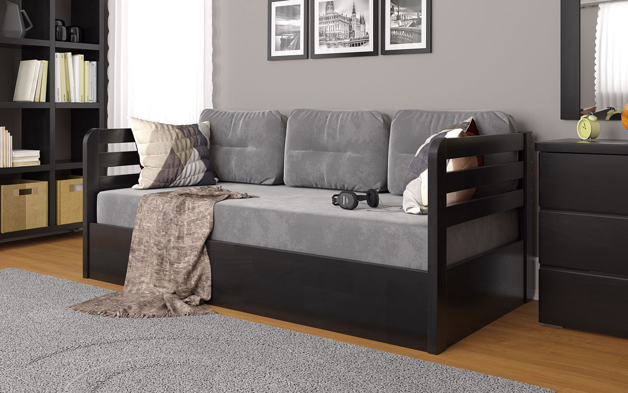 Кровать Немо люкс с механизмом Кровать Немо люкс с механизмом 80х190 см. Arbor Drev - Фото