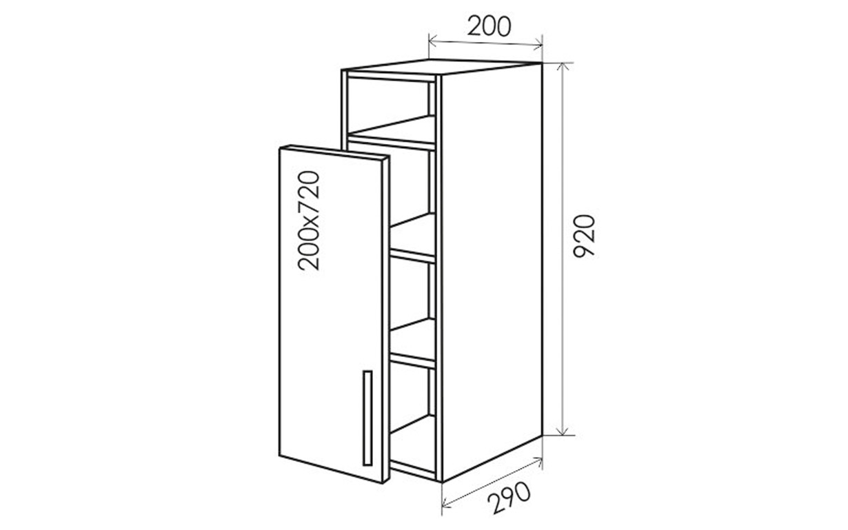 Кухонная секция Тренд верхняя №27 Феникс Мебель - Фото