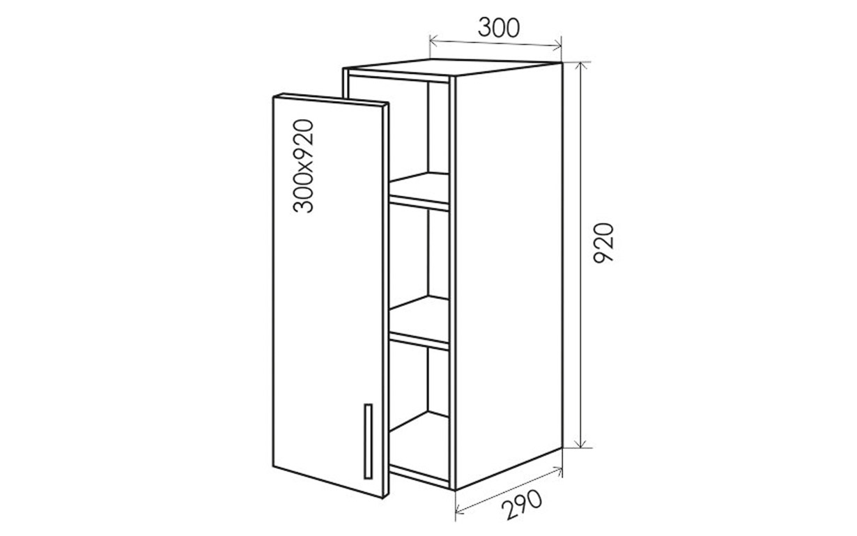 Кухонная секция Тренд верхняя №37 Феникс Мебель - Фото