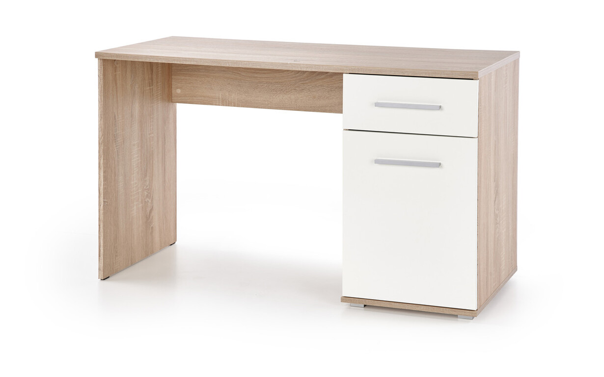 Стол письменный Lima B-1 white/dub sonoma Halmar - Фото
