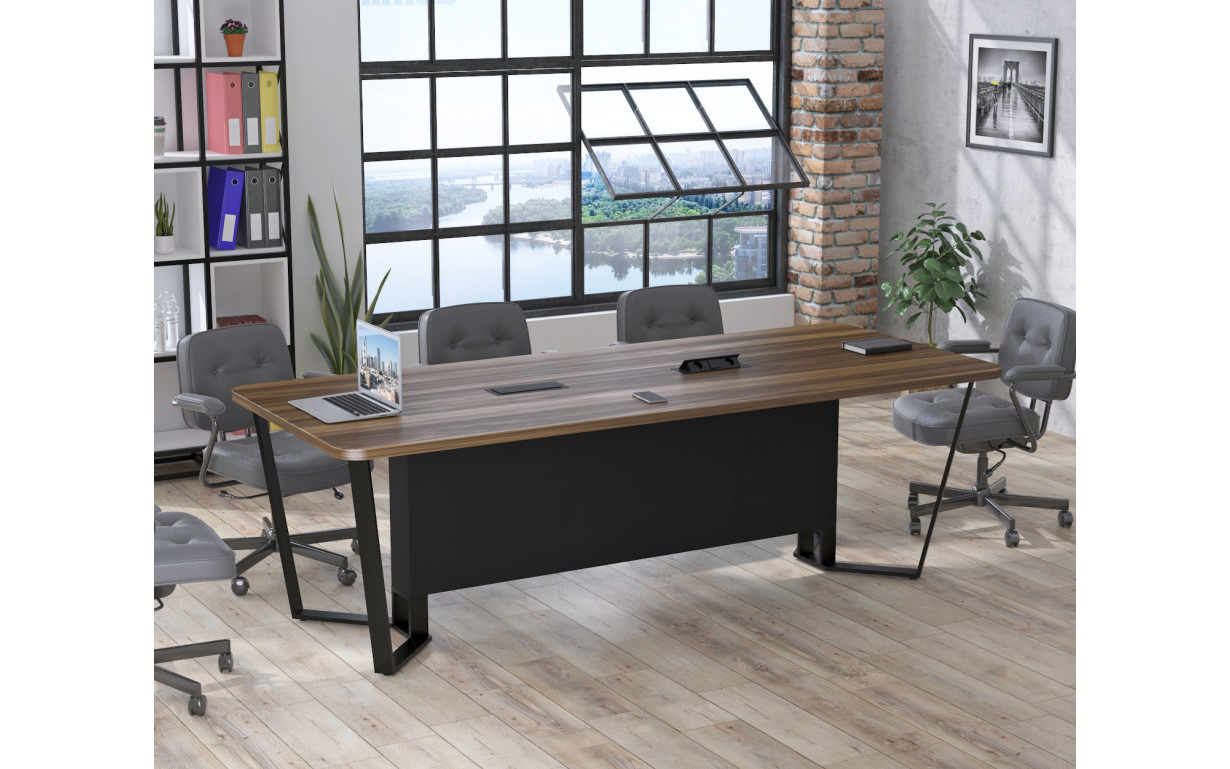Стіл для переговорів V-240 без розеток Loft Design - Фото