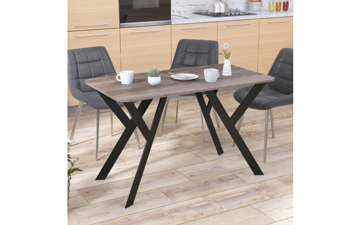 Стол обеденный Ишла 120-65 Скруглённые углыLoft Design - Фото