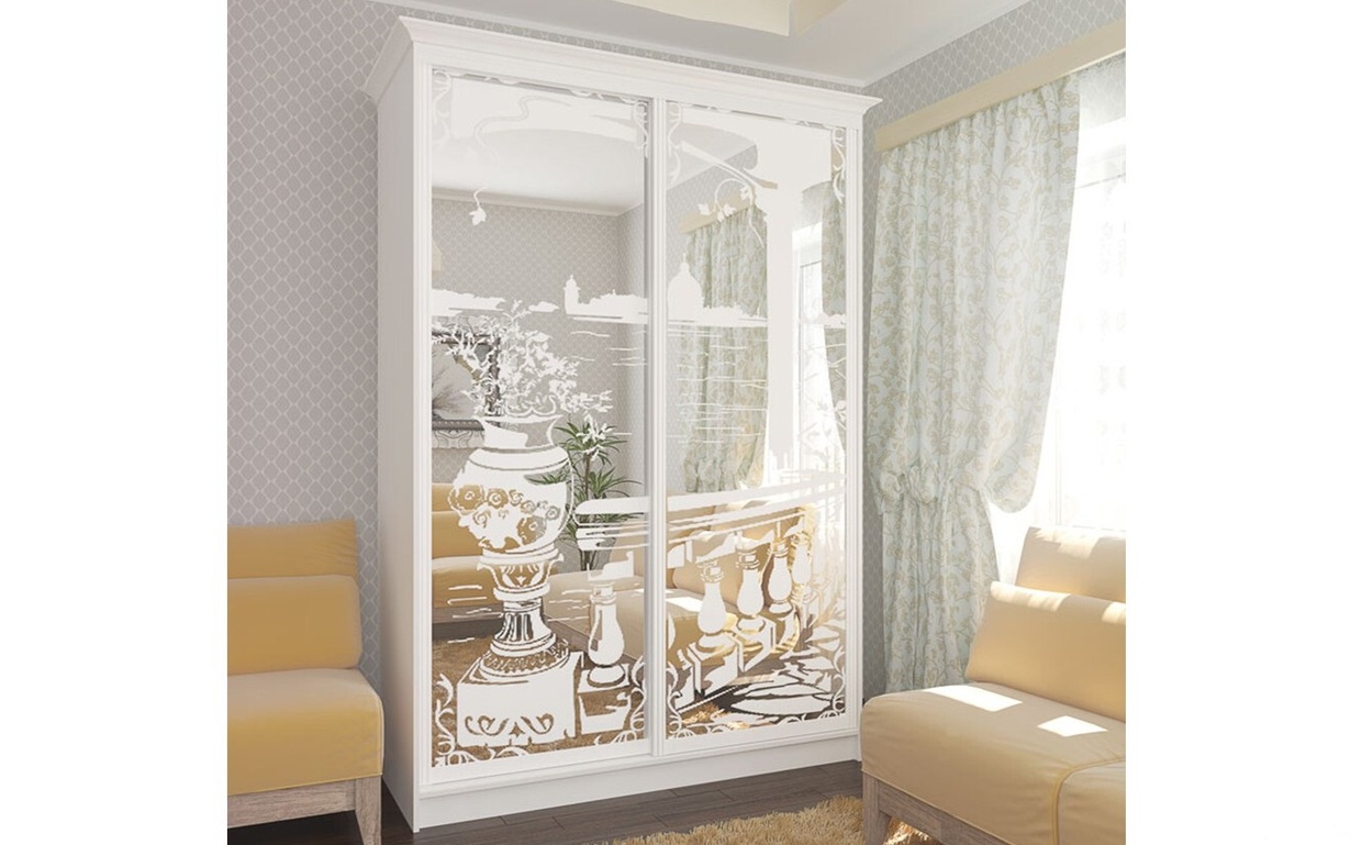 Шкаф-купе Рим-Венециано 100х45х220 Vip Master - Фото