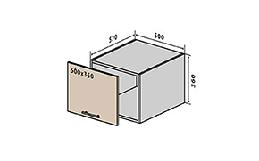 Кухонная секция Парма верхняя №62 - Фото