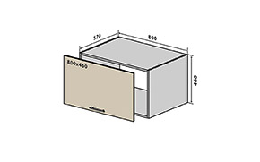 Кухонная секция Парма верхняя №78 - Фото