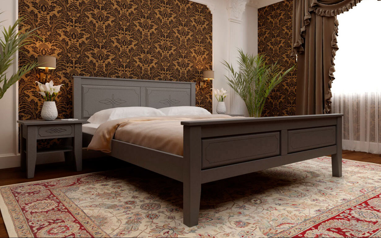 Кровать Майя 120х190 см. ЧДК - Фото