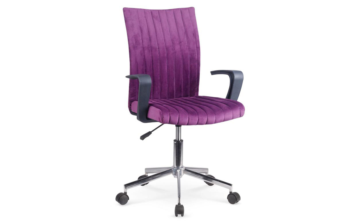 Крісло комп'ютерне Doral purple Halmar - Фото