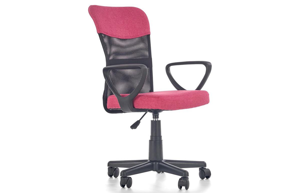 Крісло комп'ютерне Timmy pink Halmar - Фото