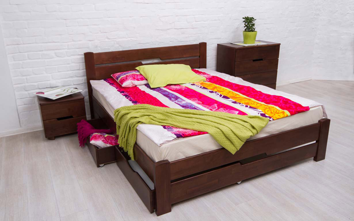 Кровать Айрис с ящиками 200х200 см. Олимп - Фото
