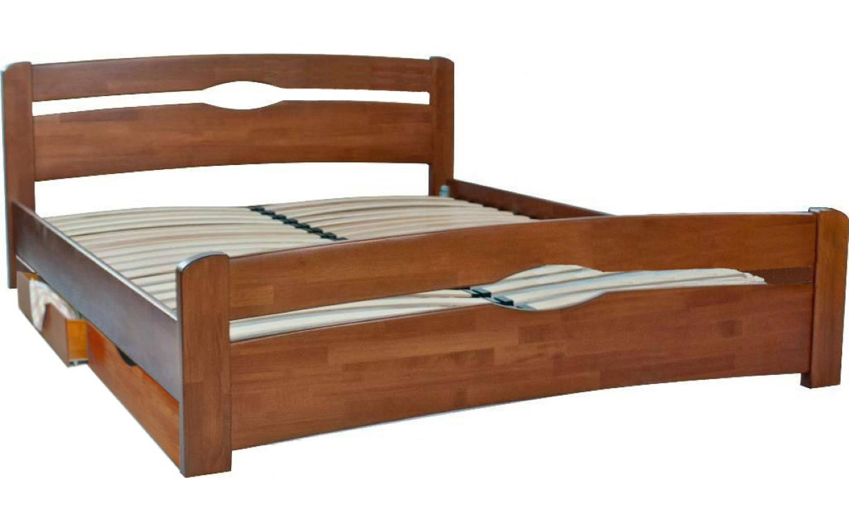 Ліжко Нова з шухлядами 140х190 см. Олімп - Фото