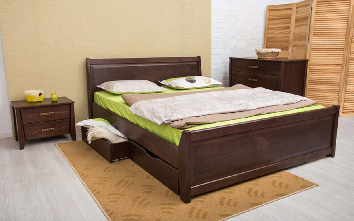 Кровать Сити с филенкой и ящиками 120х200 см. Олимп - Фото